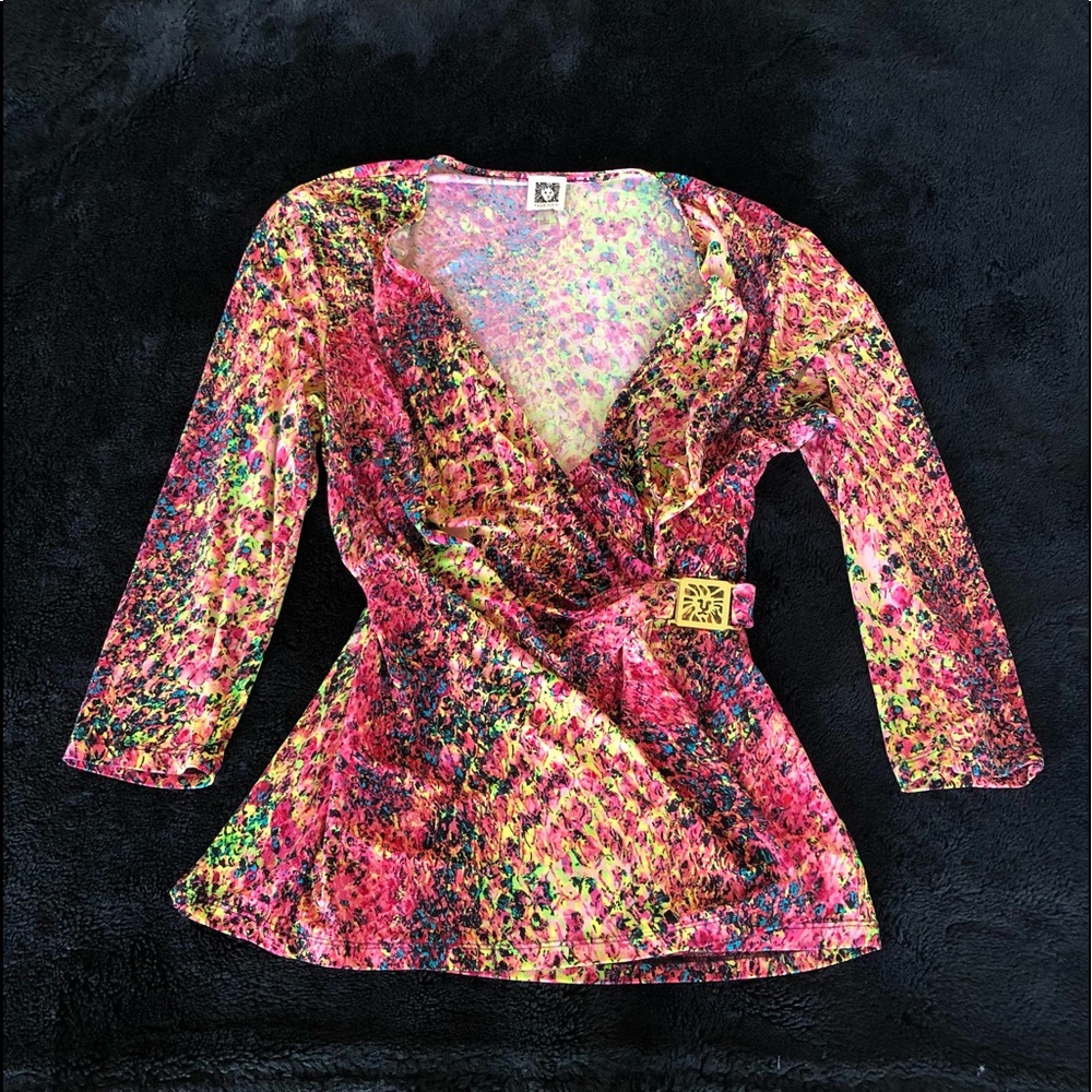 Anne Klein top. Size L